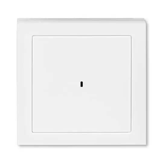 kryt spínače kartového; bílá/ledová bílá, design LEVIT